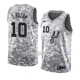 San Antonio Spurs DeMar DeRozan 10 2018-19 Nike Harmaa Pelipaidat Swingman - Miesten